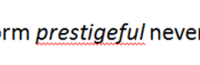 Microsoft Word's comment